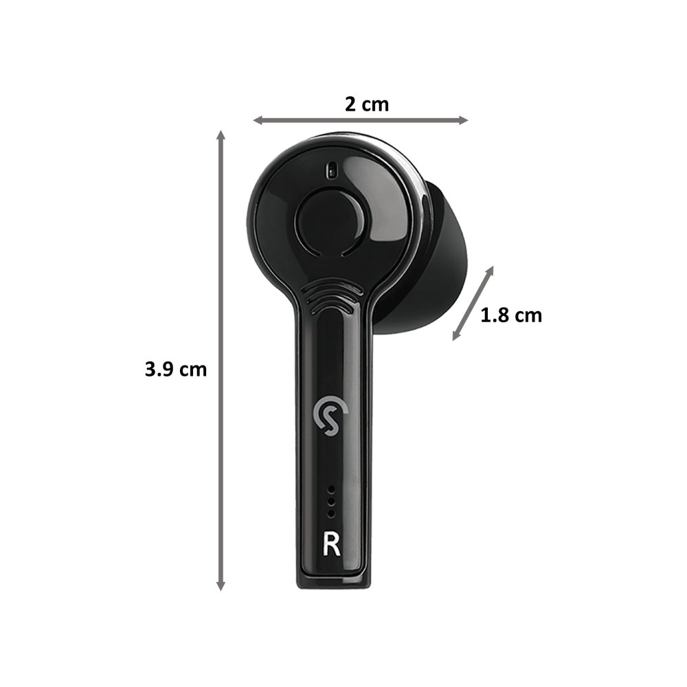 Soundlogic TWE006 TWS True Beats Pro Earphone, Black - Image 2