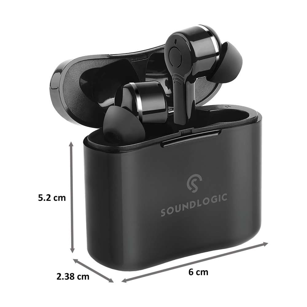 Soundlogic TWE006 TWS True Beats Pro Earphone, Black