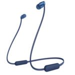 Sony WI-C310 Wireless in-Ear Headphones with 15 Hours Battery Life, Quick Charge, Magnetic Earbuds, Tangle Free Cord, Matt Finish, Bluetooth Ver 5.0, Headset with mic for Phone Calls - (Blue)