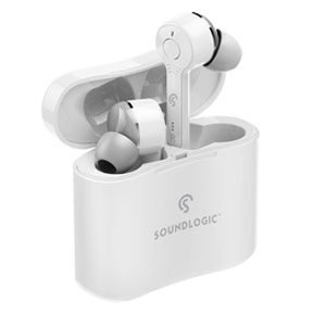 Soundlogic True Beats True Wireless Bluetooth Earphone with Mic,White