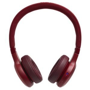 JBL Live 400BT Wireless On-Ear Voice Enabled Headphones with Alexa (Red)
