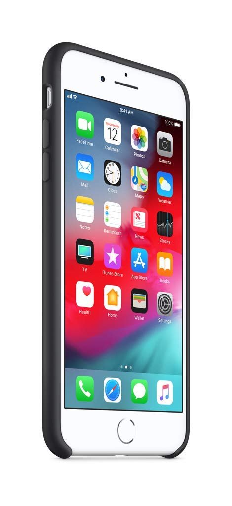 Apple Silicone Mobile Case for iPhone 8 Plus/iPhone 7 Plus, Black MQGW2ZM/A - Image 3