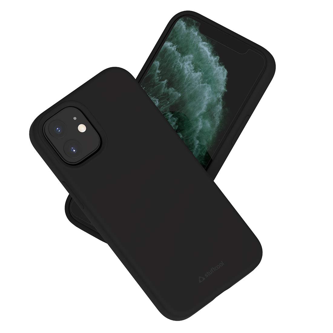 Stuffcool Silo Soft Mobile Case for Apple iPhone 12 Mini, Black