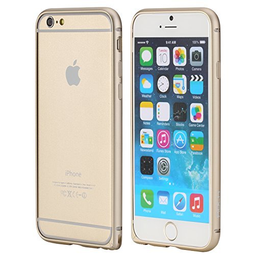 ROCK Arc Slim Guard Series Mobile Case for iPhone 6/6s, Gold - Image 4
