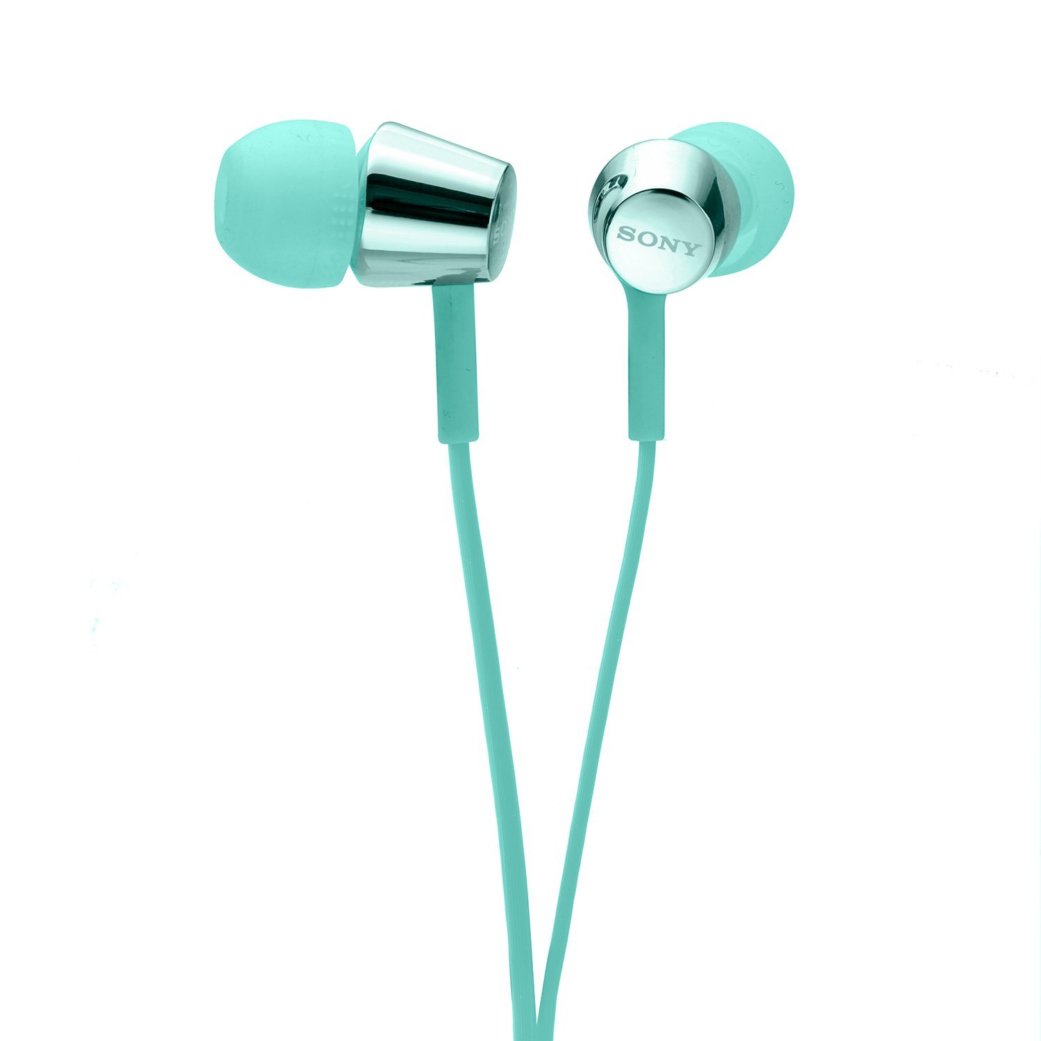 Sony MDR-EX155AP Wired Earphone, Light Blue - Image 4