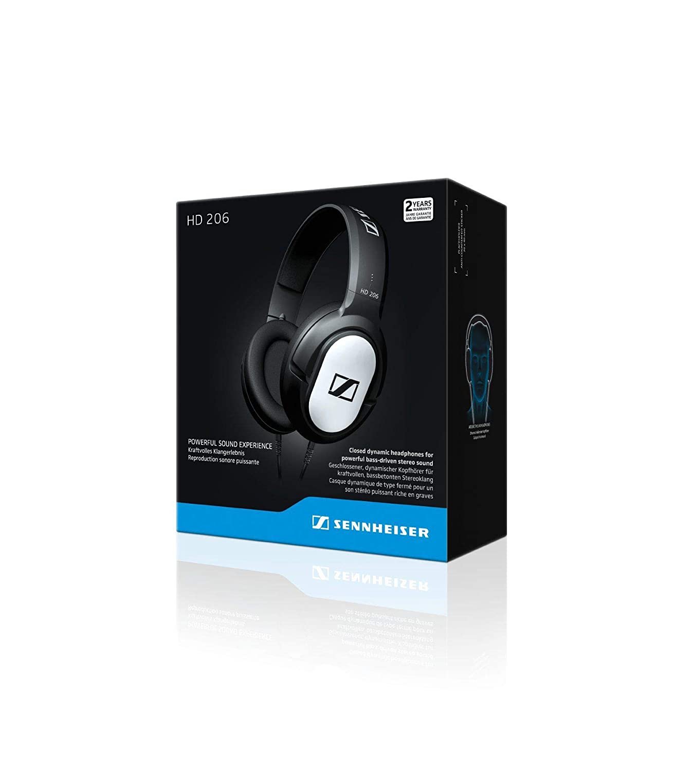 Sennheiser HD206 Headphone Black - Image 4