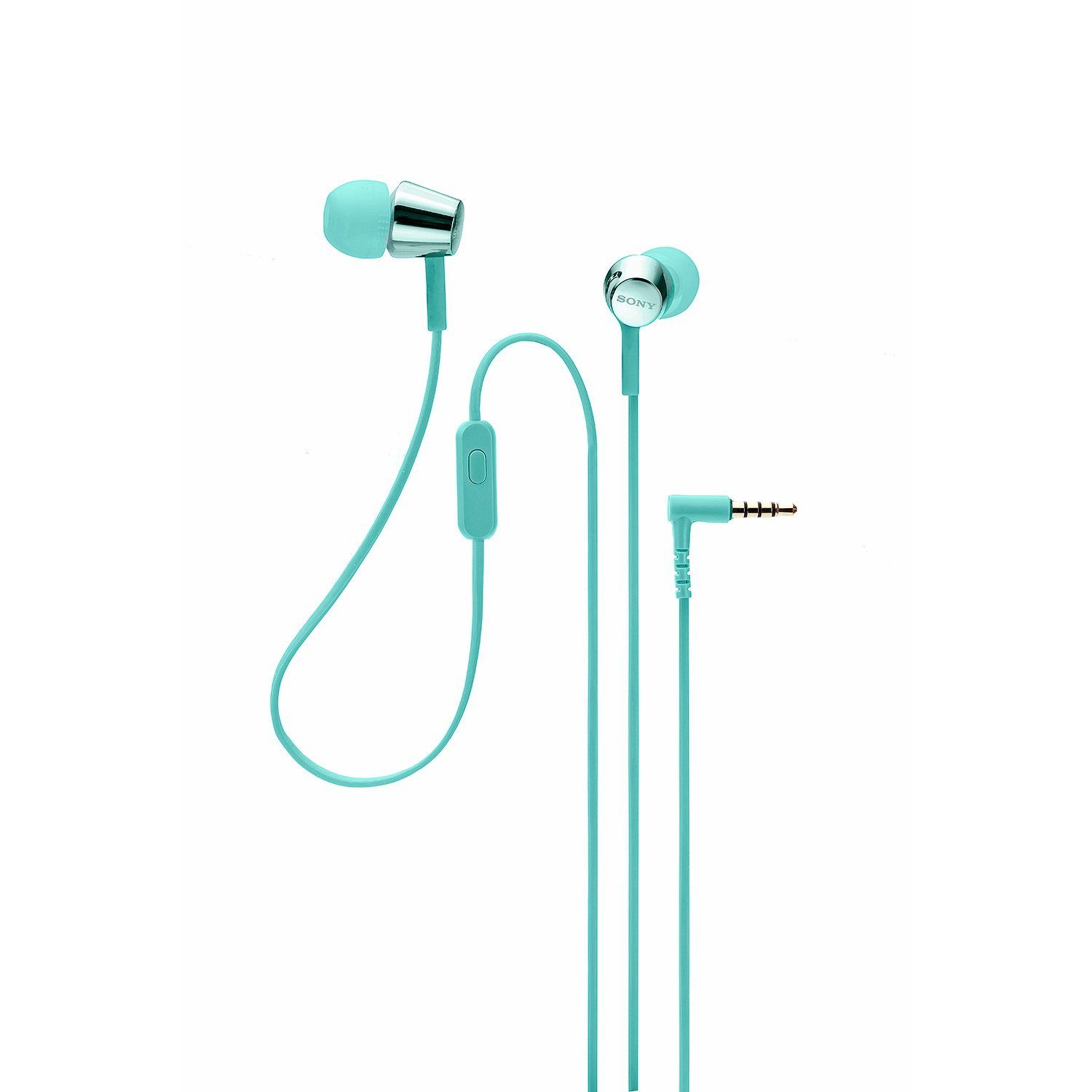 Sony MDR-EX155AP Wired Earphone, Light Blue - Image 5