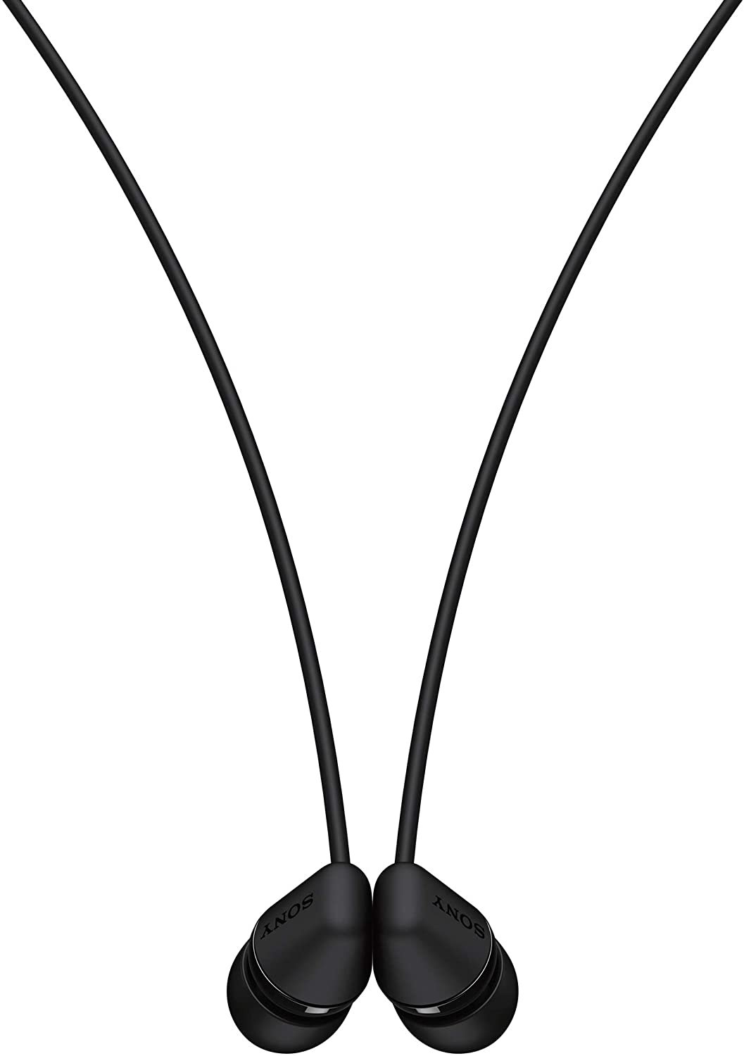 Sony WI-C200 Wireless In-Ear Headphones with 15 Hours Battery Life, Quick Charge, Magnetic Earbuds for Tangle Free Carrying, Metallic Finish, Bluetooth ver. 5.0, Headset with mic for phone calls (Black) - Image 3