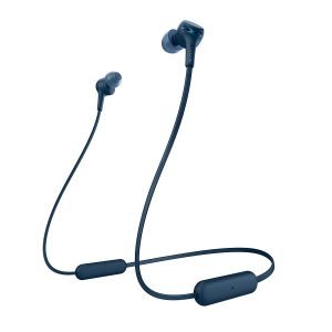 Sony WI-XB400 Wireless Extra Bass in-Ear Headphones with 15 Hours Battery Life, Quick Charge, Magnetic Earbuds, Tangle Free Cord, Bluetooth Ver 5.0, Headset with Mic for Phone Calls - (Blue)