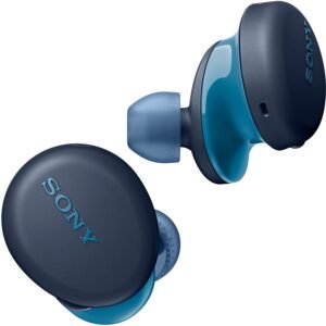 Sony WF-XB700 Truly Wireless Extra Bass Bluetooth Earbuds/Headphones, True Wireless Earbuds with Mic for Phone Calls, 18 Hours Battery Life, Quick Charge, BT Ver 5.0 (Blue)