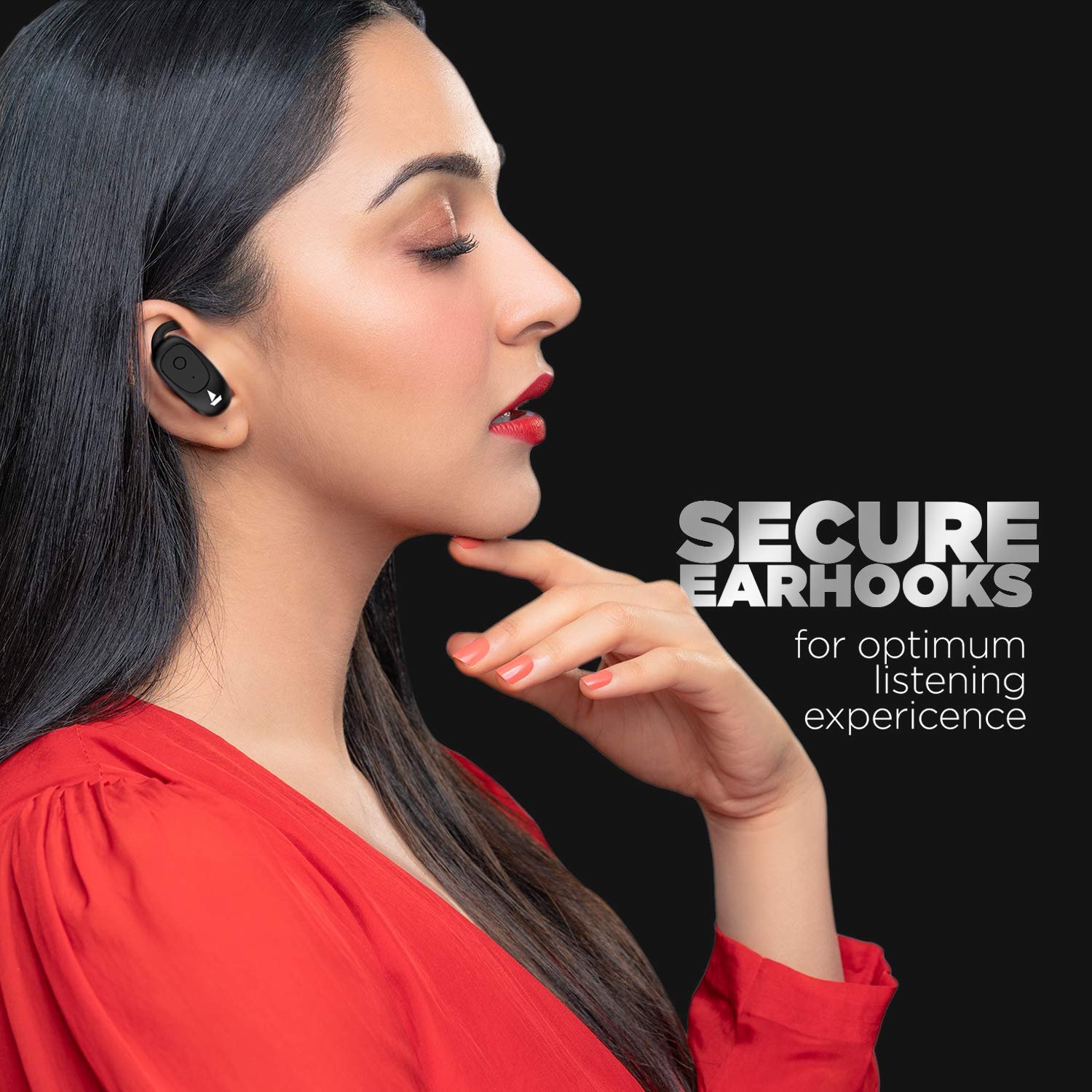 boAt Airdopes 200 True Wireless Bluetooth Earphone with Mic, Bluetooth V5.0, Play-time of up to 12 Hours, IPX4 rated resistance, Immersive audio, Black - Image 4