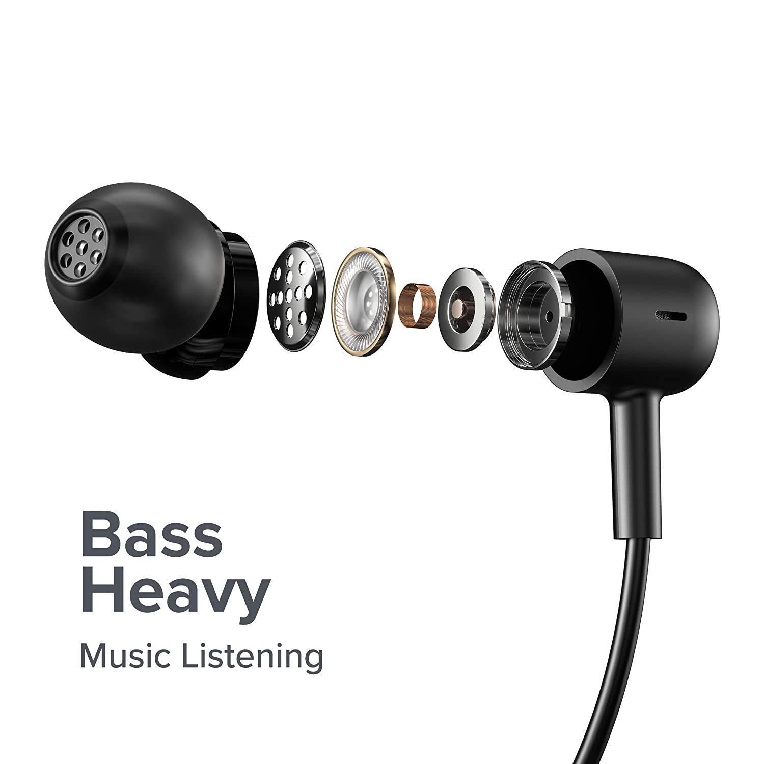 Redmi SonicBass Wireless Earphone, Black - Image 5