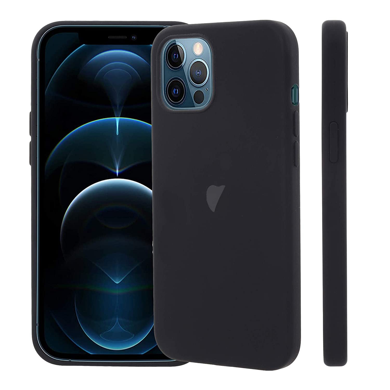 Apple iPhone 12 Pro Max Silicone Case with MagSafe - Black