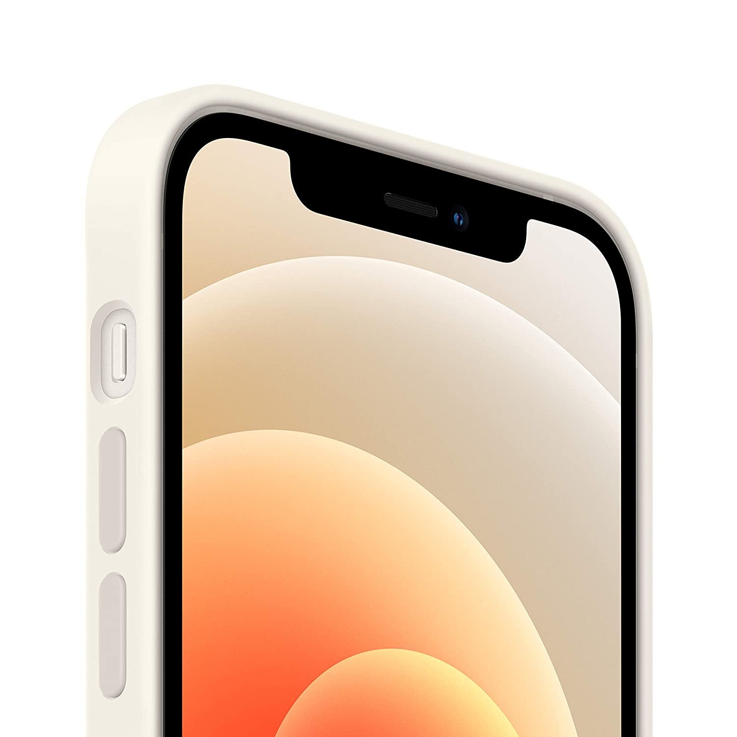 iPhone 12 & 12 Pro Silicone Case with MagSafe - White - Image 2