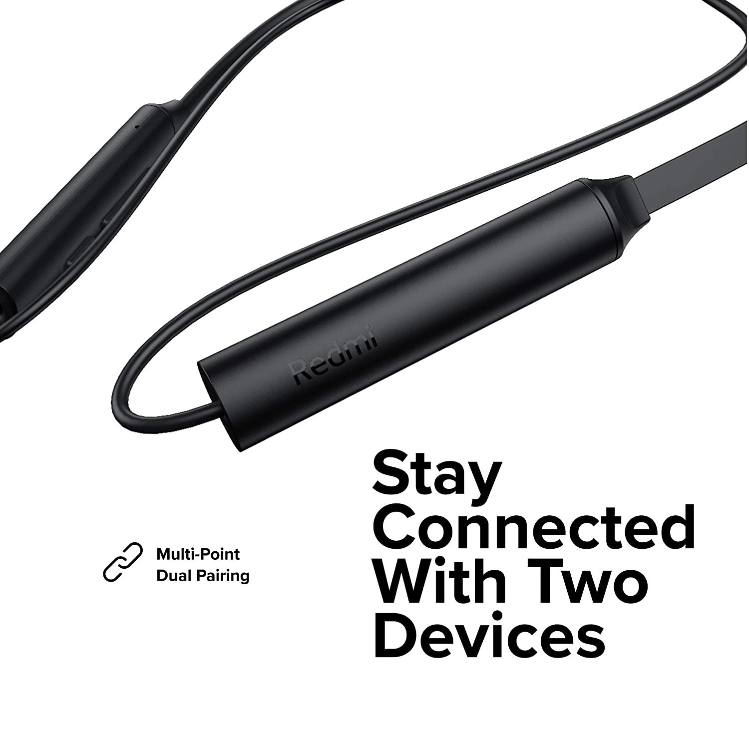 Redmi SonicBass Wireless Earphone, Black - Image 6