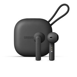 Urbanears Luma True Wireless Earbud with 25 hours of Playback, Splash Resistant, Charcoal Black