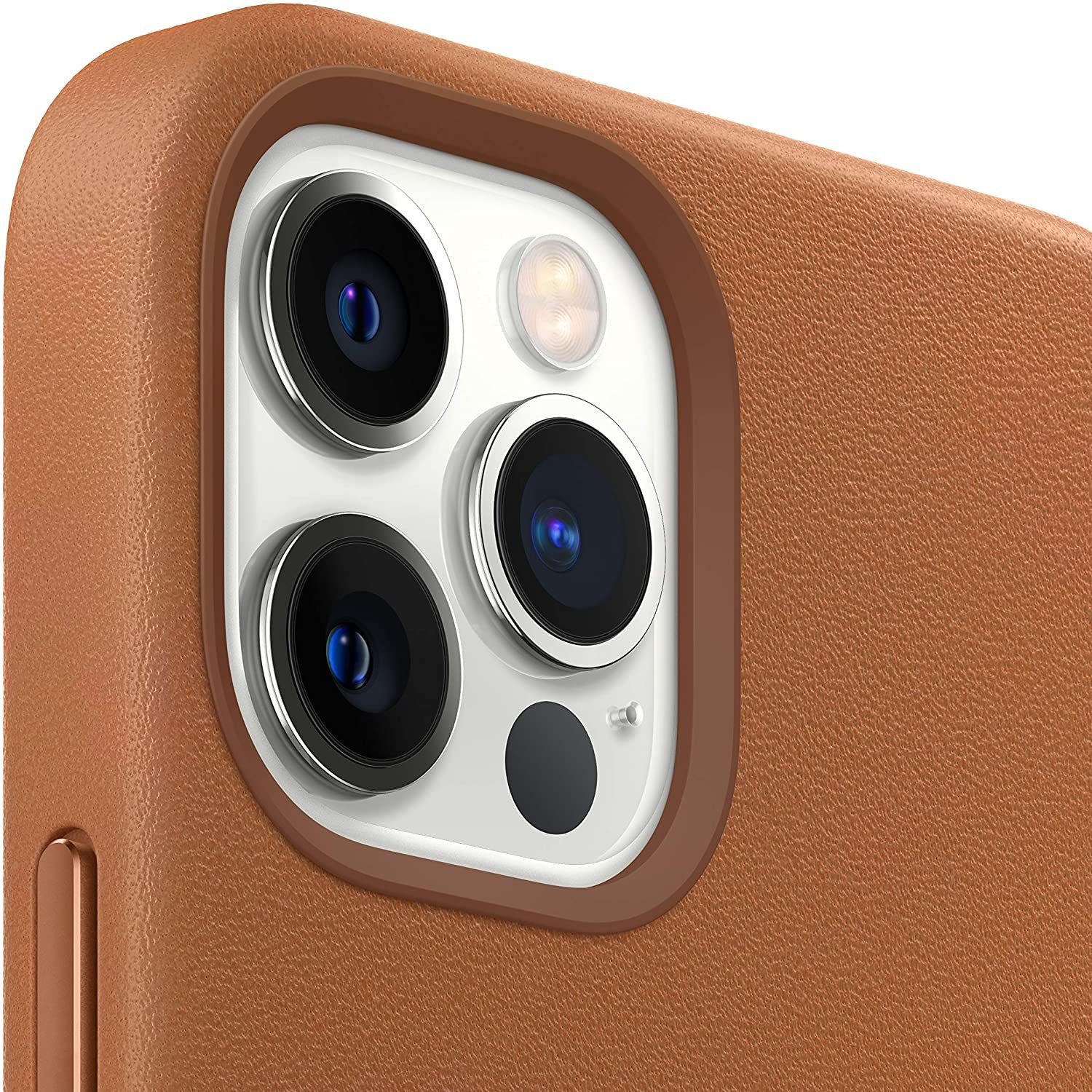 Apple iPhone 12 Pro Max Leather Case with MagSafe - Saddle Brown - Image 3