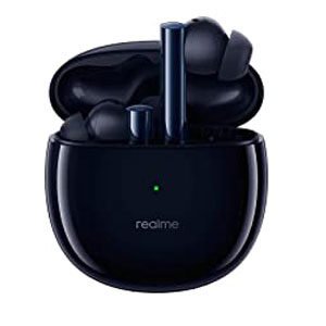 realme Buds Air 2 Truly Wireless Earbuds with Active Noise Cancellation (ANC), Bluetooth 5.2, Smart Detection Sensor, RMA2003 (Black)