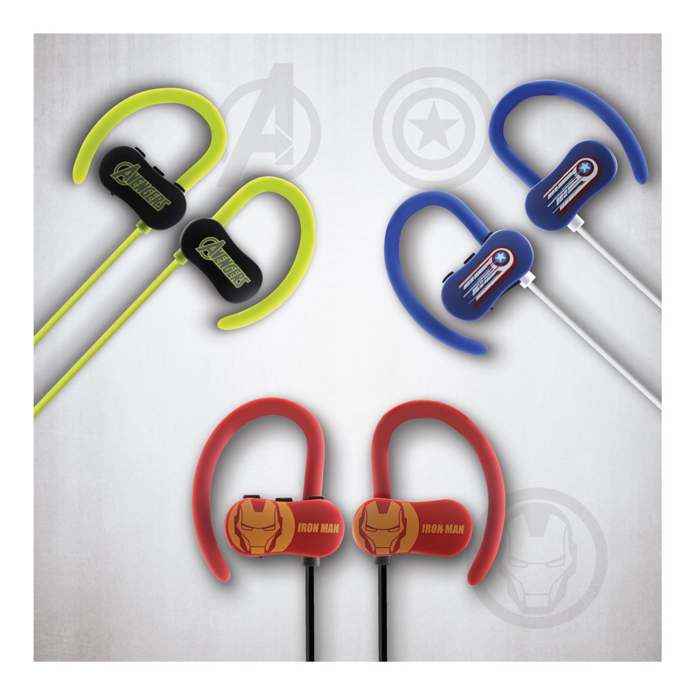 Reconnect Marvel Avengers Wireless Bluetooth Earphone, Water resistant, Ipx4, Siri/Alexa/GoogleOk compatible, Multipairing tech, Trendy Design - DBTE501 AV - Image 4