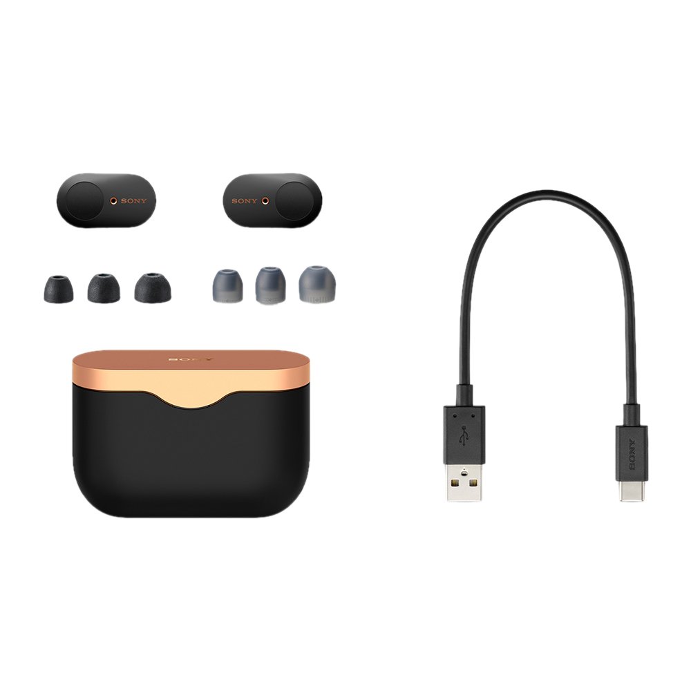 Sony WF-1000XM3 Truly Wireless Bluetooth In-Ear Headphones with Battery Life 32 hours, Alexa voice control and mic for phone calls – True Wireless Industry Leading Active Noise Cancellation (Black) - Image 5