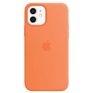 Apple iPhone 12 mini Silicone Case with MagSafe - Kumquat