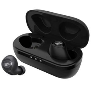 JBL T115TWS True Wireless Headphone with Built-in Mic, 21 Hours Combined Playtime, Dual Connect and Bluetooth 5.0 (Black)