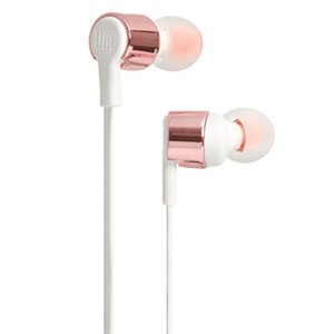 JBL T210 Wired Earphone, Rose Gold