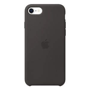 Apple Silicone Mobile Case for iPhone SE (2nd Generation), Black MXYH2ZM/A