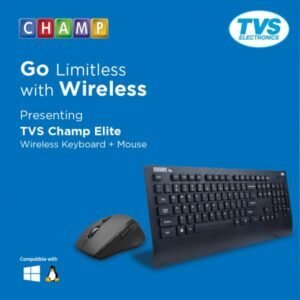 TVS Champ Elite Wireless Mouse keyboard Combo