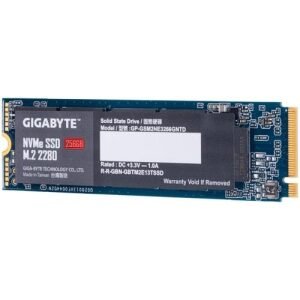 GIGABYTE NVME SSD 256GB M 2 2280 PCIE NVME