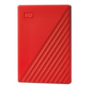 Western Digital WD 2TB MY Passport Portable External Hard Drive Red